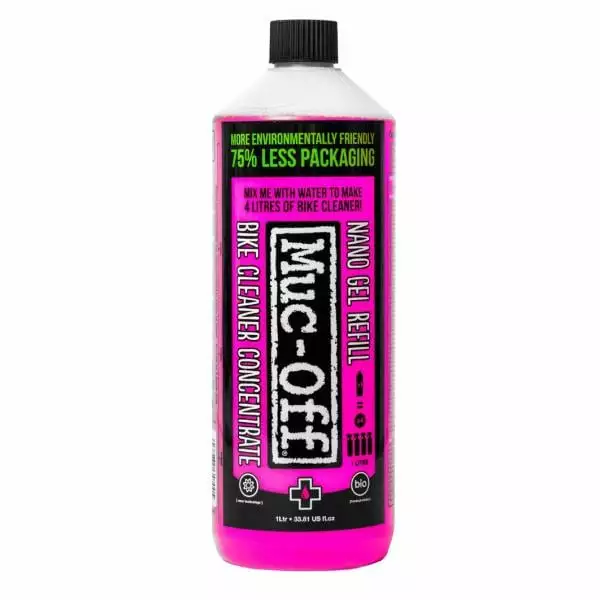 Recharge Concentrée De Nettoyant Vélo MUC-OFF NANO GEL CONCENTRATE (1 L Pour 4 L) 3 Recharge Concentrée De Nettoyant Vélo MUC-OFF NANO GEL CONCENTRATE (1 L Pour 4 L)