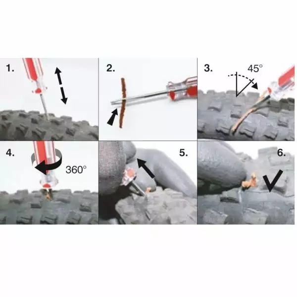 Kit De Réparation Tubeless REVERSE COMPONENTS + 10 Mèches 6 Kit De Réparation Tubeless REVERSE COMPONENTS + 10 Mèches – Image 4