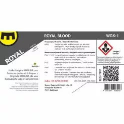 Liquide De Frein Minéral MAGURA ROYAL BLOOD (100 Ml) -Pas Cher Produits d'Entretien Magasin 600x600 1823 15906522896578 1