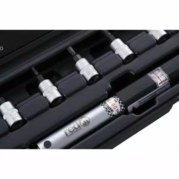 Kit Clé Dynamométrique RED CYCLING PRODUCTS 1/4" 3-15Nm (7 Embouts) 9 Kit Clé Dynamométrique RED CYCLING PRODUCTS 1/4" 3-15Nm (7 Embouts) – Image 7