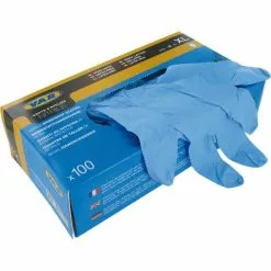 Gants D'Atelier VAR Nitrile (x 100) -Pas Cher Produits d'Entretien Magasin 600x600 77540 15535182585168